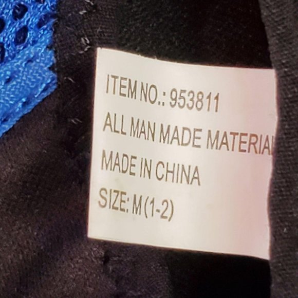 Aqua Shoes Size M (1-2) Blue and Black - Picture 2 of 7